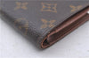 Auth Louis Vuitton Monogram Porte Monnaie Billets Viennois M61663 Wallet 4159D