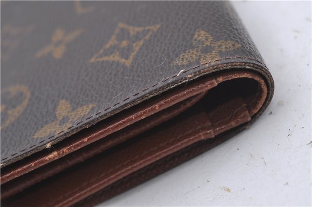 Auth Louis Vuitton Monogram Porte Monnaie Billets Viennois M61663 Wallet 4159D