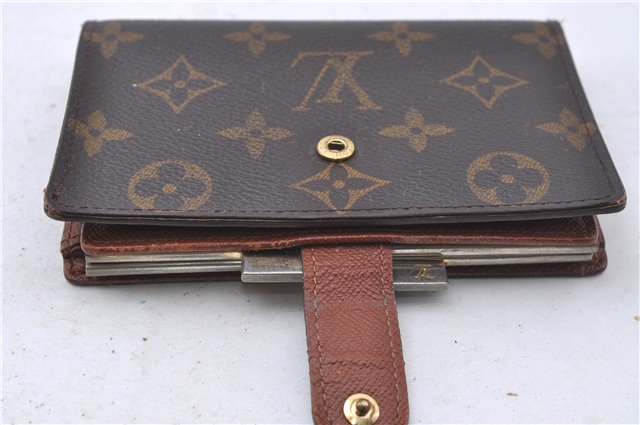 Auth Louis Vuitton Monogram Porte Monnaie Billets Viennois M61663 Wallet 4159D