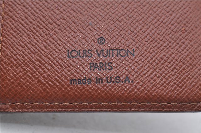 Auth Louis Vuitton Monogram Porte Monnaie Billets Viennois M61663 Wallet 4159D