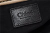 Authentic Chloe Paraty Medium 2Way Shoulder Hand Bag Purse Leather Black 4159F