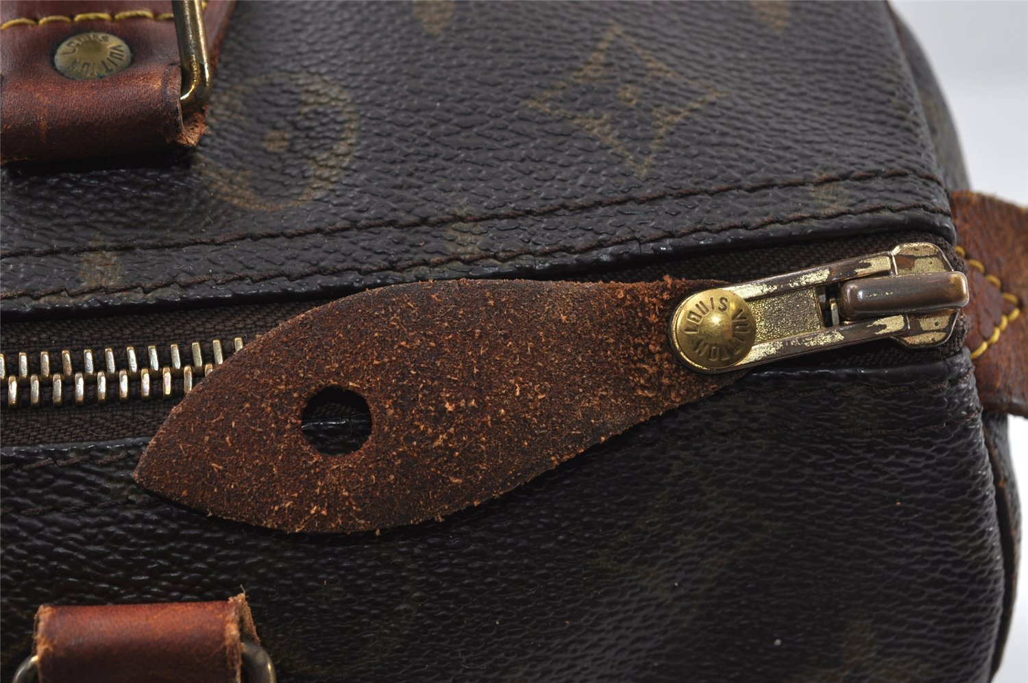 Authentic Louis Vuitton Monogram Speedy 30 Hand Boston Bag M41526 LV 4160I