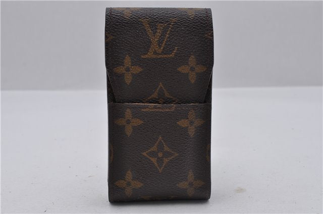 Authentic Louis Vuitton Monogram Etui Cigarette Case M63024 LV 4161D