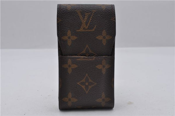 Authentic Louis Vuitton Monogram Etui Cigarette Case M63024 LV 4161D