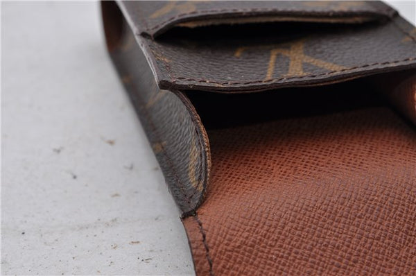 Authentic Louis Vuitton Monogram Etui Cigarette Case M63024 LV 4161D