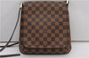 Auth Louis Vuitton Damier Musette Salsa Long Shoulder Cross Bag N51300 LV 4161F