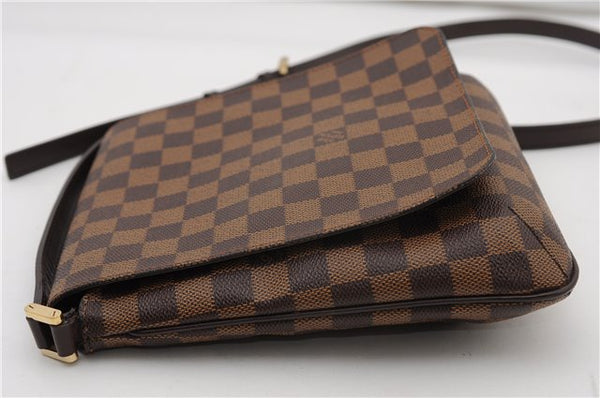 Auth Louis Vuitton Damier Musette Salsa Long Shoulder Cross Bag N51300 LV 4161F