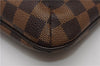 Auth Louis Vuitton Damier Musette Salsa Long Shoulder Cross Bag N51300 LV 4161F