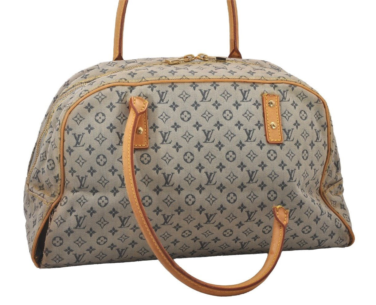 Authentic Louis Vuitton Monogram Mini Marie Shoulder Bag Blue M92003 Junk 4161I