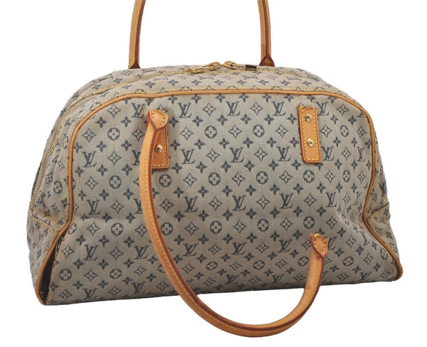 Authentic Louis Vuitton Monogram Mini Marie Shoulder Bag Blue M92003 Junk 4161I