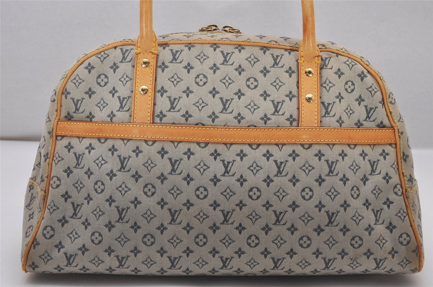 Authentic Louis Vuitton Monogram Mini Marie Shoulder Bag Blue M92003 Junk 4161I