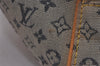 Authentic Louis Vuitton Monogram Mini Marie Shoulder Bag Blue M92003 Junk 4161I