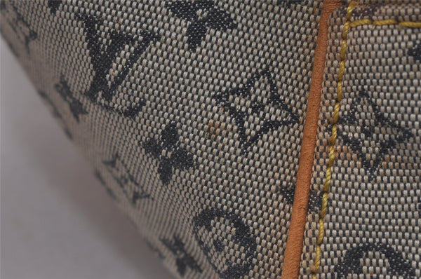 Authentic Louis Vuitton Monogram Mini Marie Shoulder Bag Blue M92003 Junk 4161I