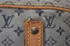 Authentic Louis Vuitton Monogram Mini Marie Shoulder Bag Blue M92003 Junk 4161I