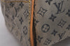 Authentic Louis Vuitton Monogram Mini Marie Shoulder Bag Blue M92003 Junk 4161I