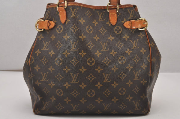 Authentic Louis Vuitton Monogram Batignolles Vertical Tote Bag M51153 LV 4162I