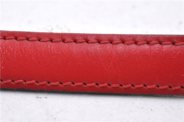 Auth LOUIS VUITTON Epi Saint Cloud PM Shoulder Cross Body Bag M52217 Red 4163C