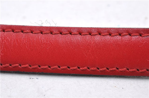 Auth LOUIS VUITTON Epi Saint Cloud PM Shoulder Cross Body Bag M52217 Red 4163C