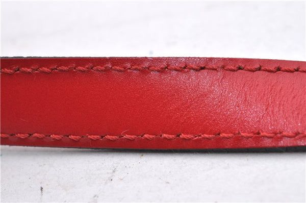 Auth LOUIS VUITTON Epi Saint Cloud PM Shoulder Cross Body Bag M52217 Red 4163C