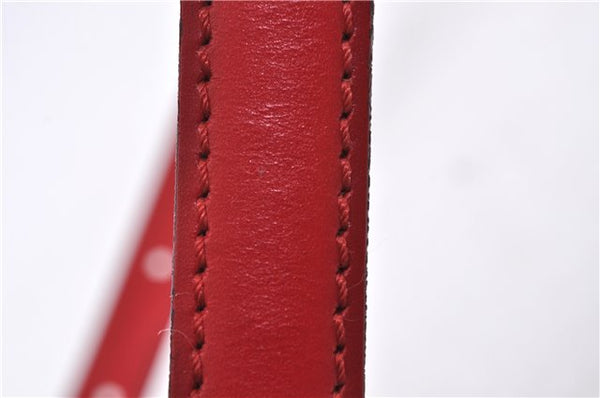 Auth LOUIS VUITTON Epi Saint Cloud PM Shoulder Cross Body Bag M52217 Red 4163C