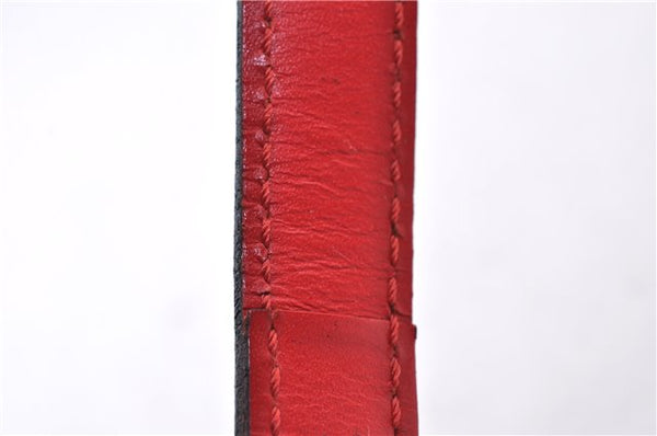 Auth LOUIS VUITTON Epi Saint Cloud PM Shoulder Cross Body Bag M52217 Red 4163C