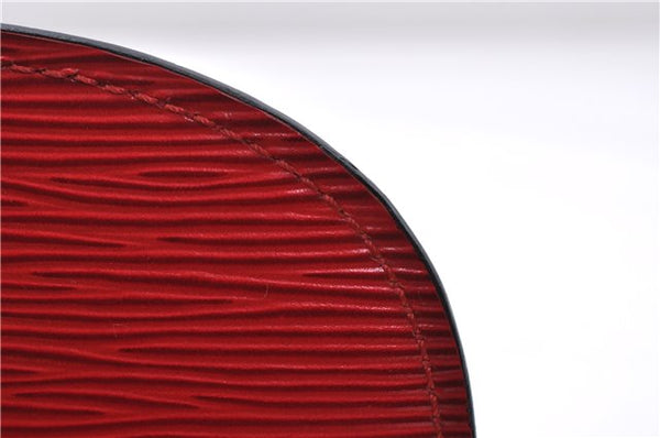 Auth LOUIS VUITTON Epi Saint Cloud PM Shoulder Cross Body Bag M52217 Red 4163C