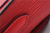 Auth LOUIS VUITTON Epi Saint Cloud PM Shoulder Cross Body Bag M52217 Red 4163C