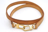 Authentic Louis Vuitton Leather Shoulder Strap Beige 38.6" LV 4164D
