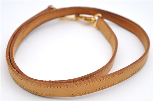 Authentic Louis Vuitton Leather Shoulder Strap Beige 38.6