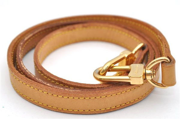 Authentic Louis Vuitton Leather Shoulder Strap Beige 38.6" LV 4164D