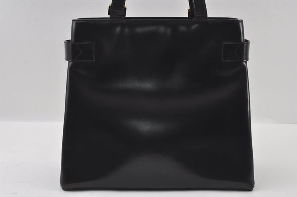 Authentic GUCCI Vintage 2Way Shoulder Hand Bag Purse Leather Black Junk 4164I