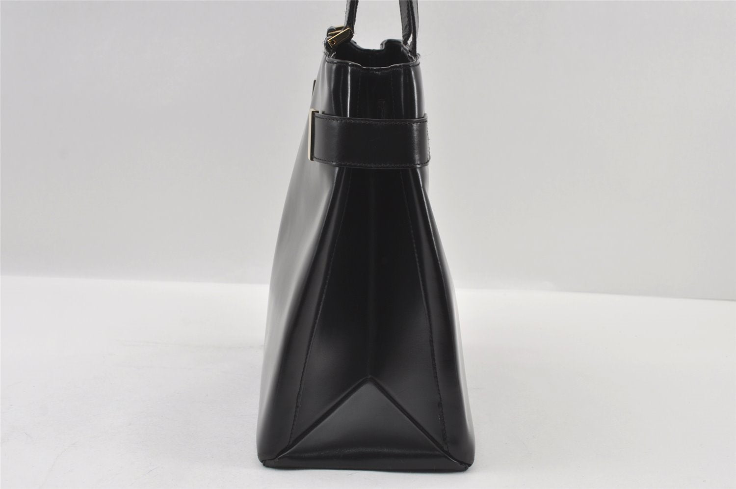 Authentic GUCCI Vintage 2Way Shoulder Hand Bag Purse Leather Black Junk 4164I