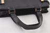 Authentic GUCCI Vintage 2Way Shoulder Hand Bag Purse Leather Black Junk 4164I