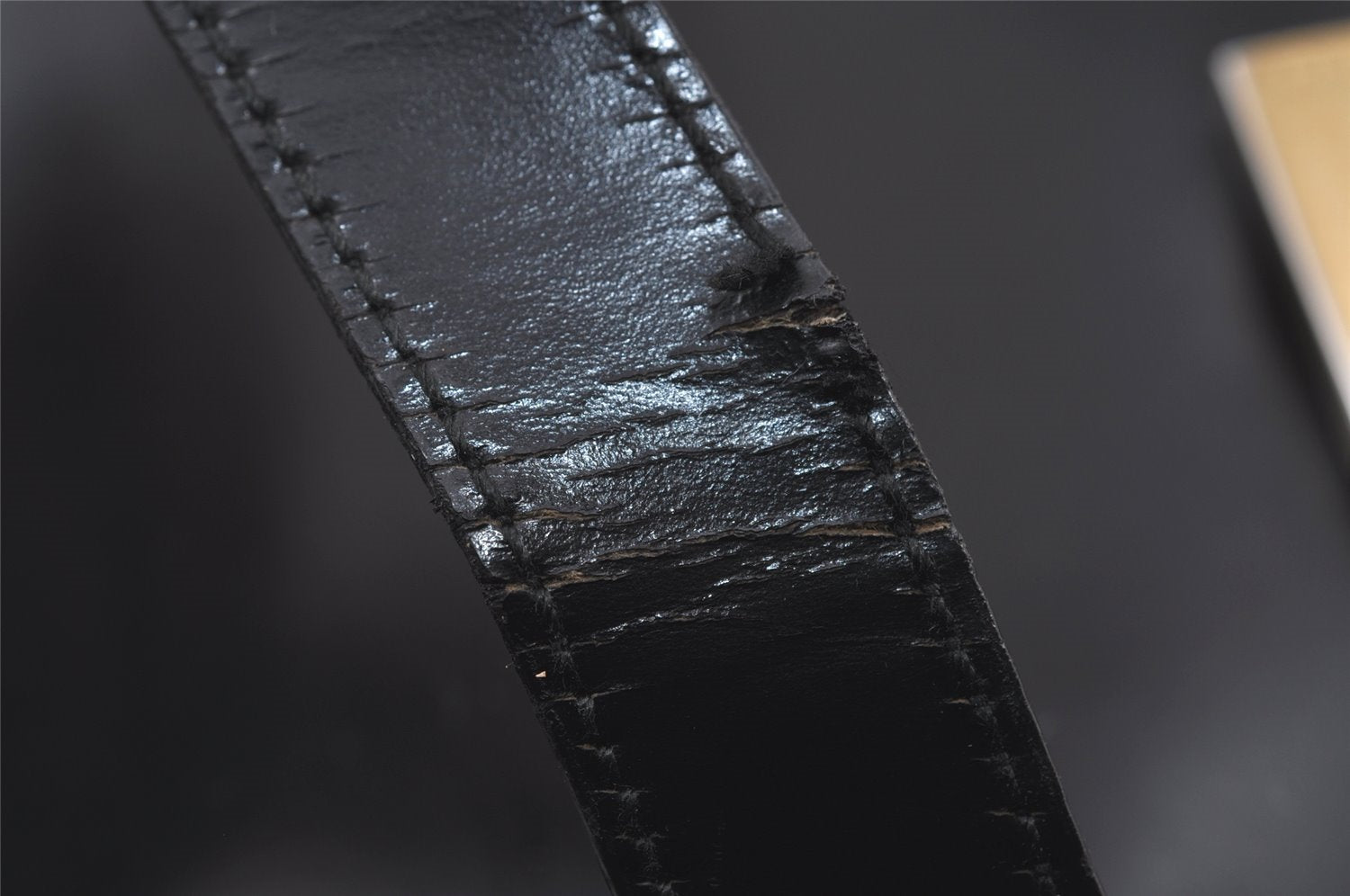 Authentic GUCCI Vintage 2Way Shoulder Hand Bag Purse Leather Black Junk 4164I