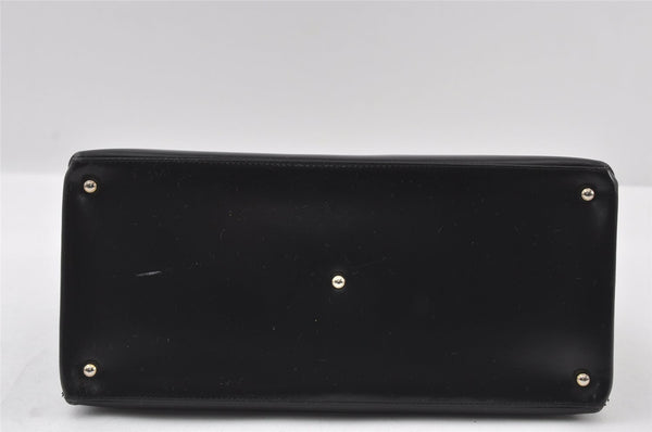 Authentic GUCCI Vintage 2Way Shoulder Hand Bag Purse Leather Black Junk 4164I