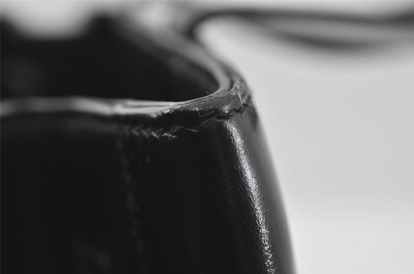 Authentic GUCCI Vintage 2Way Shoulder Hand Bag Purse Leather Black Junk 4164I