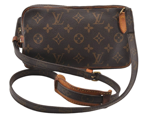 Auth Louis Vuitton Monogram Marly Bandouliere Shoulder Bag M51828 LV Junk 4165I