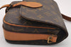 Authentic Louis Vuitton Monogram Cartouchiere PM M51254 Shoulder Bag Junk 4166I