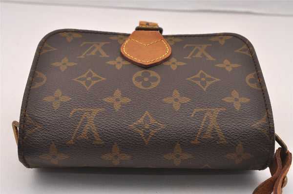 Authentic Louis Vuitton Monogram Cartouchiere PM M51254 Shoulder Bag Junk 4166I