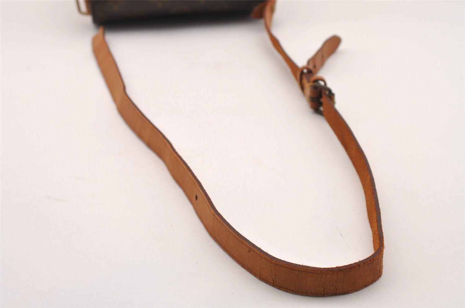 Authentic Louis Vuitton Monogram Cartouchiere PM M51254 Shoulder Bag Junk 4166I