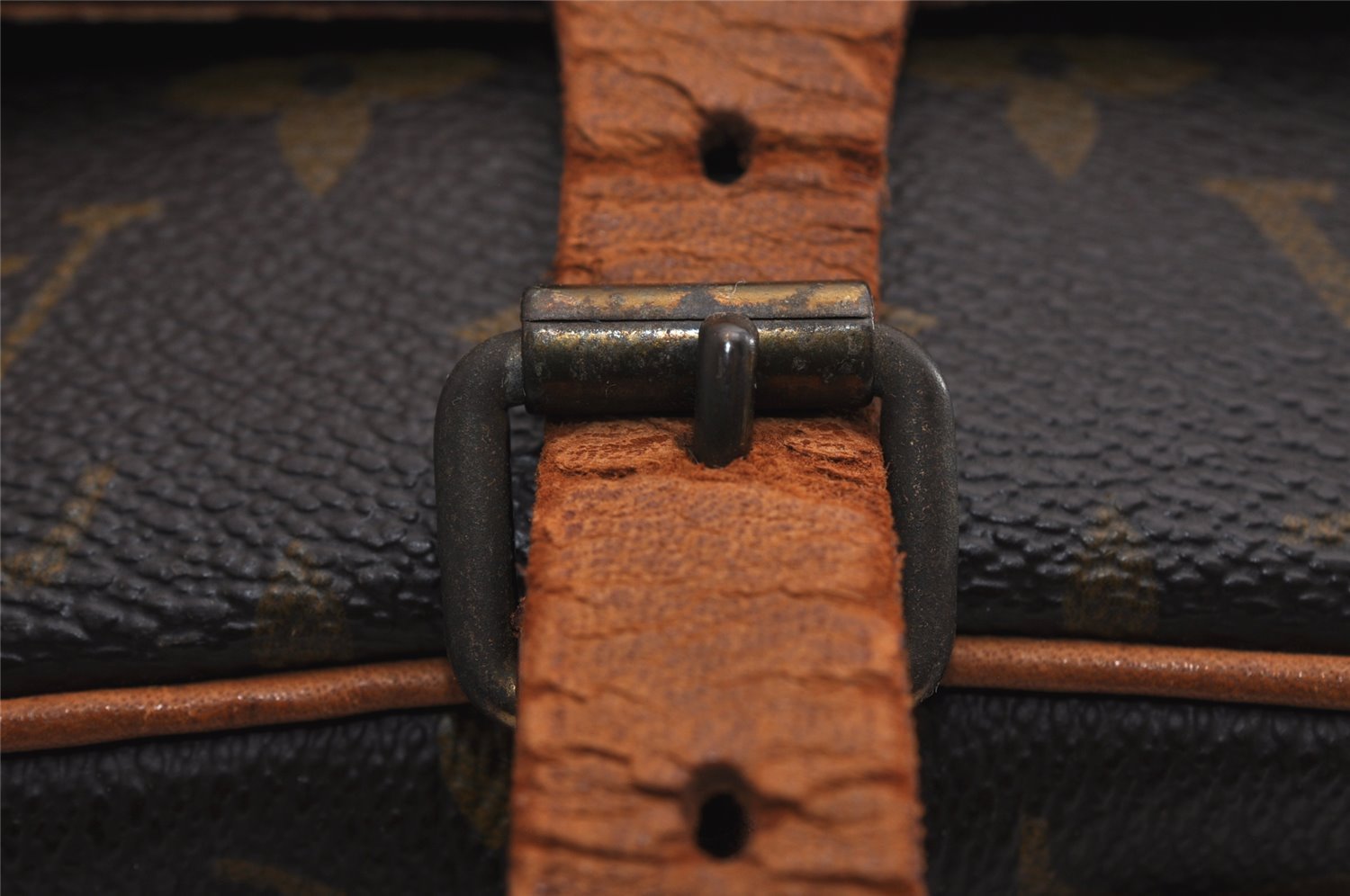 Authentic Louis Vuitton Monogram Cartouchiere PM M51254 Shoulder Bag Junk 4166I