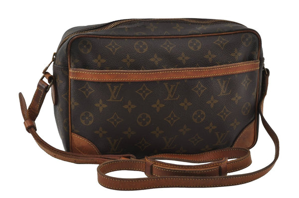 Authentic Louis Vuitton Monogram Trocadero 30 Shoulder Cross Bag M51272 LV 4167I