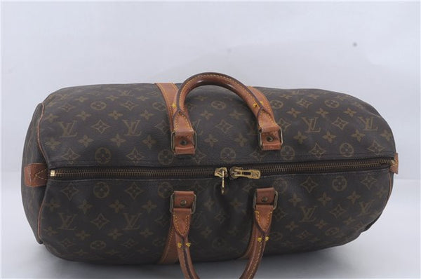 Authentic Louis Vuitton Monogram Keepall 45 Boston Bag M41428 LV 4168D