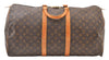 Authentic Louis Vuitton Monogram Keepall 55 Travel Boston Bag M41424 LV 4168F
