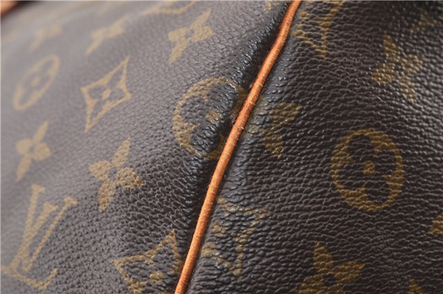 Authentic Louis Vuitton Monogram Keepall 55 Travel Boston Bag M41424 LV 4168F