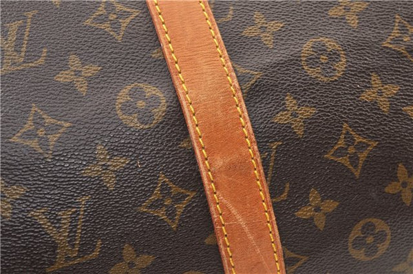 Authentic Louis Vuitton Monogram Keepall 55 Travel Boston Bag M41424 LV 4168F