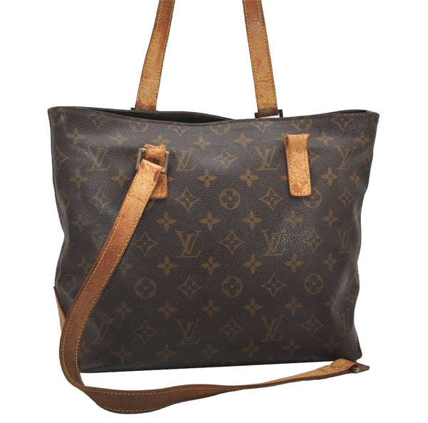 Authentic Louis Vuitton Monogram Cabas Piano Shoulder Tote Bag M51148 Junk 4168I