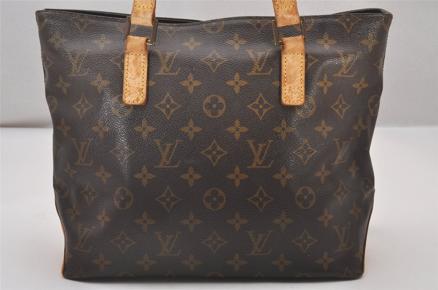 Authentic Louis Vuitton Monogram Cabas Piano Shoulder Tote Bag M51148 Junk 4168I