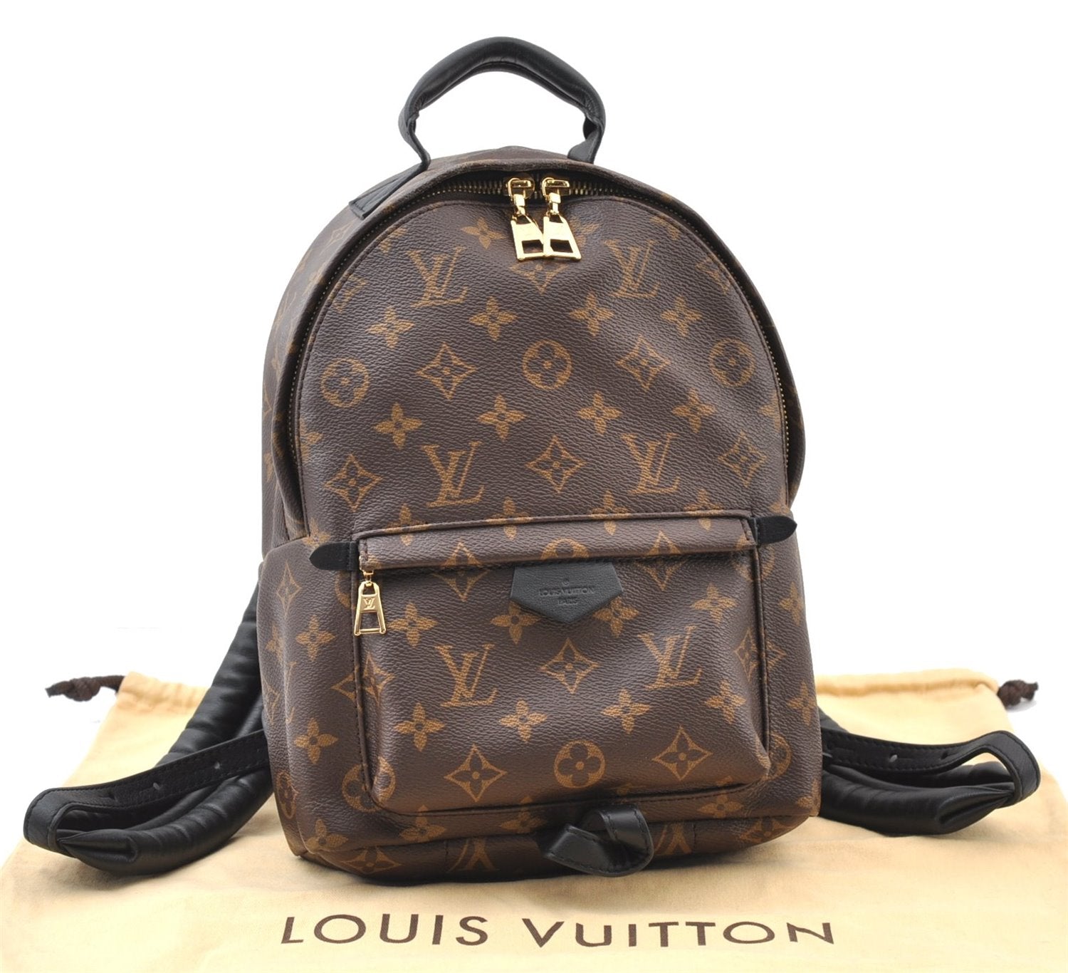Authentic Louis Vuitton Monogram Palm Springs PM Backpack M41560 LV 4169F