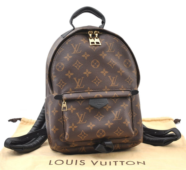 Authentic Louis Vuitton Monogram Palm Springs PM Backpack M41560 LV 4169F